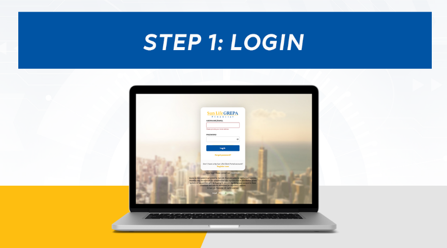 How to log in - Portal