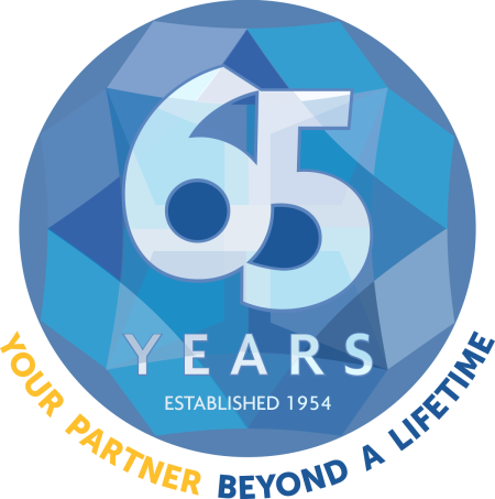 65th anniv logo