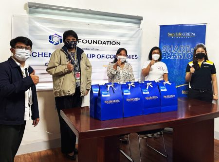 Photo_Sun Life Grepa and A.Y. Foundation donate tablets to schools in General Trias